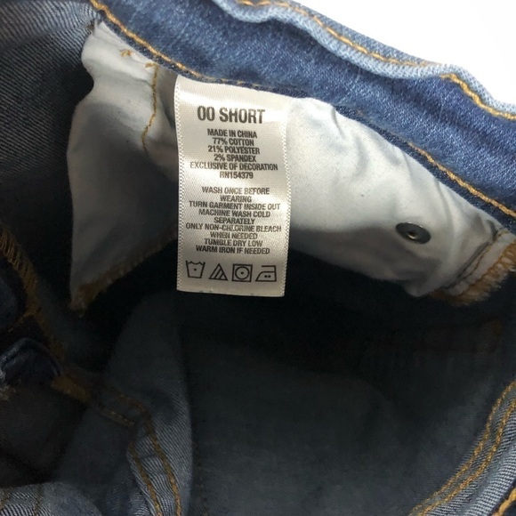 Aeropostale Medium Wash High Waisted Distressed Skinny Jegging 00S - Picture 8 of 8